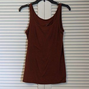 A New Day Burnt Orange/Brown Tank Top
